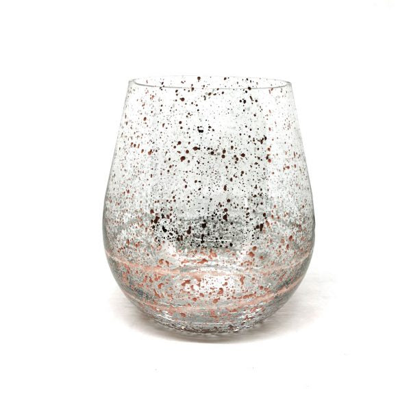 Pink Glitter Jumbo Candle Vessel