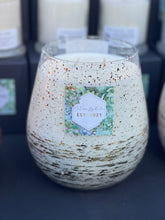 Load image into Gallery viewer, Silver Glitter Jumbo Candle Vessel
