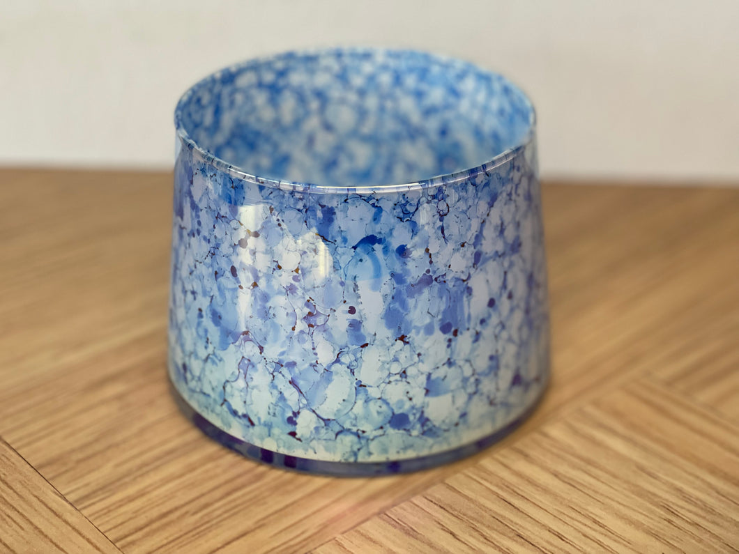 Blue Art Deco Vessel