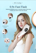 Load image into Gallery viewer, IPL Cooling Hair Removal Device - Black
