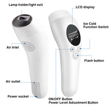 Load image into Gallery viewer, IPL Cooling Hair Removal Device - Black
