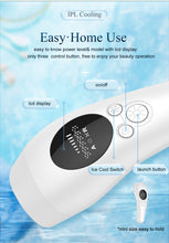 Load image into Gallery viewer, IPL Cooling Hair Removal Device - Black
